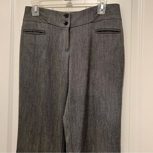 Sabrina Women’s Y2K Dress Pants Charcoal Straight Leg in Size Small Rayon Blend - Picture 2 of 11